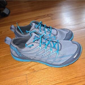 Merrell Sleet Blue Performance Sneakers Womans Size 10